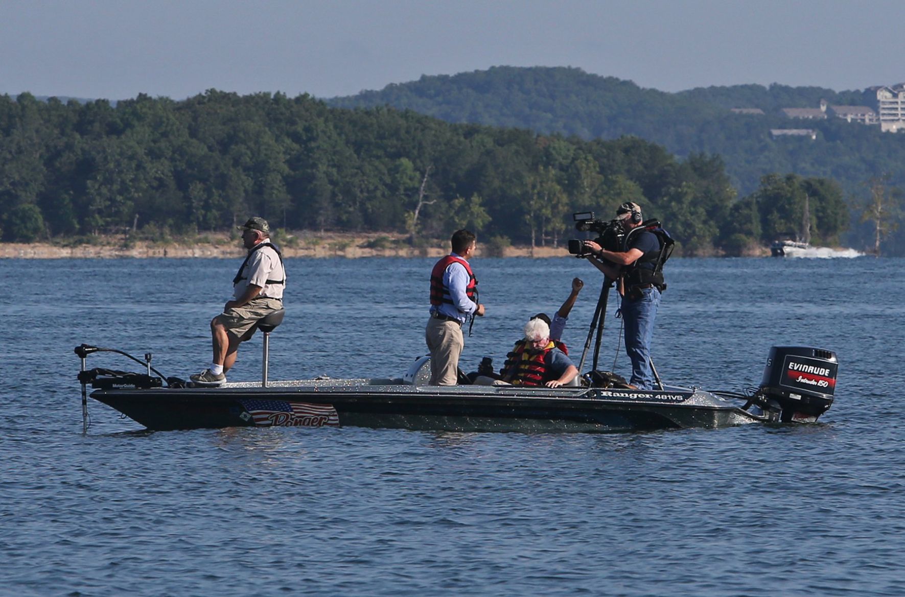 Duck Boat recovered from the bottom of Table Rock Lake